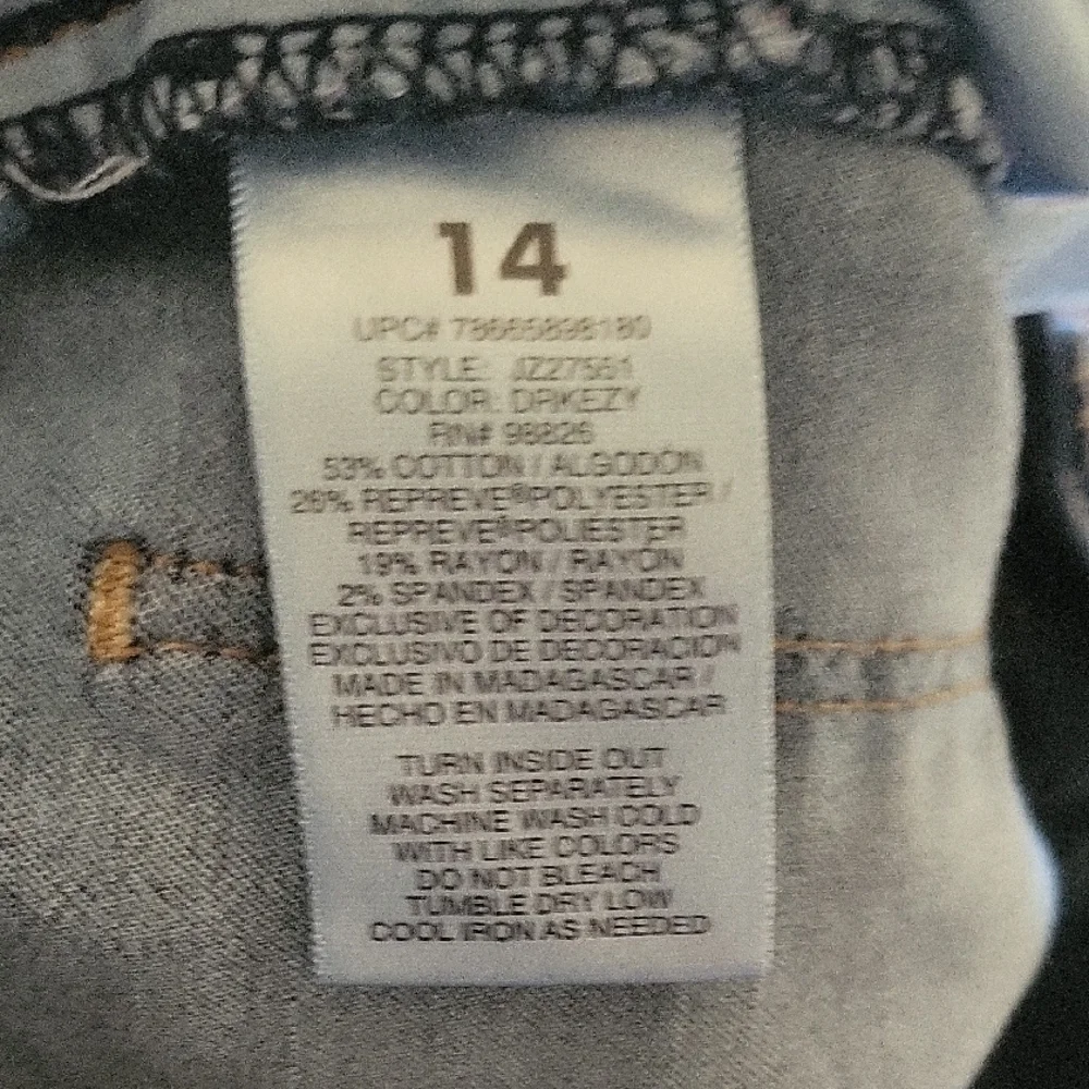 Jordache Dark Blue Skinny Jeans